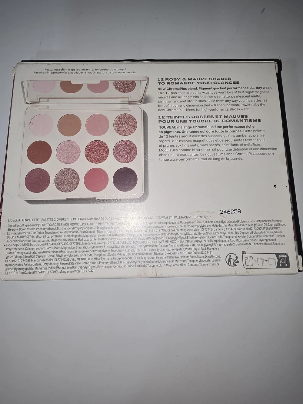Morphe Rose Frequency Eyeshadow Palette - Pink and Mauve Tones